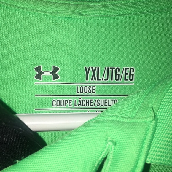 Green Under Armour Collar shirt - Picture 2 of 3